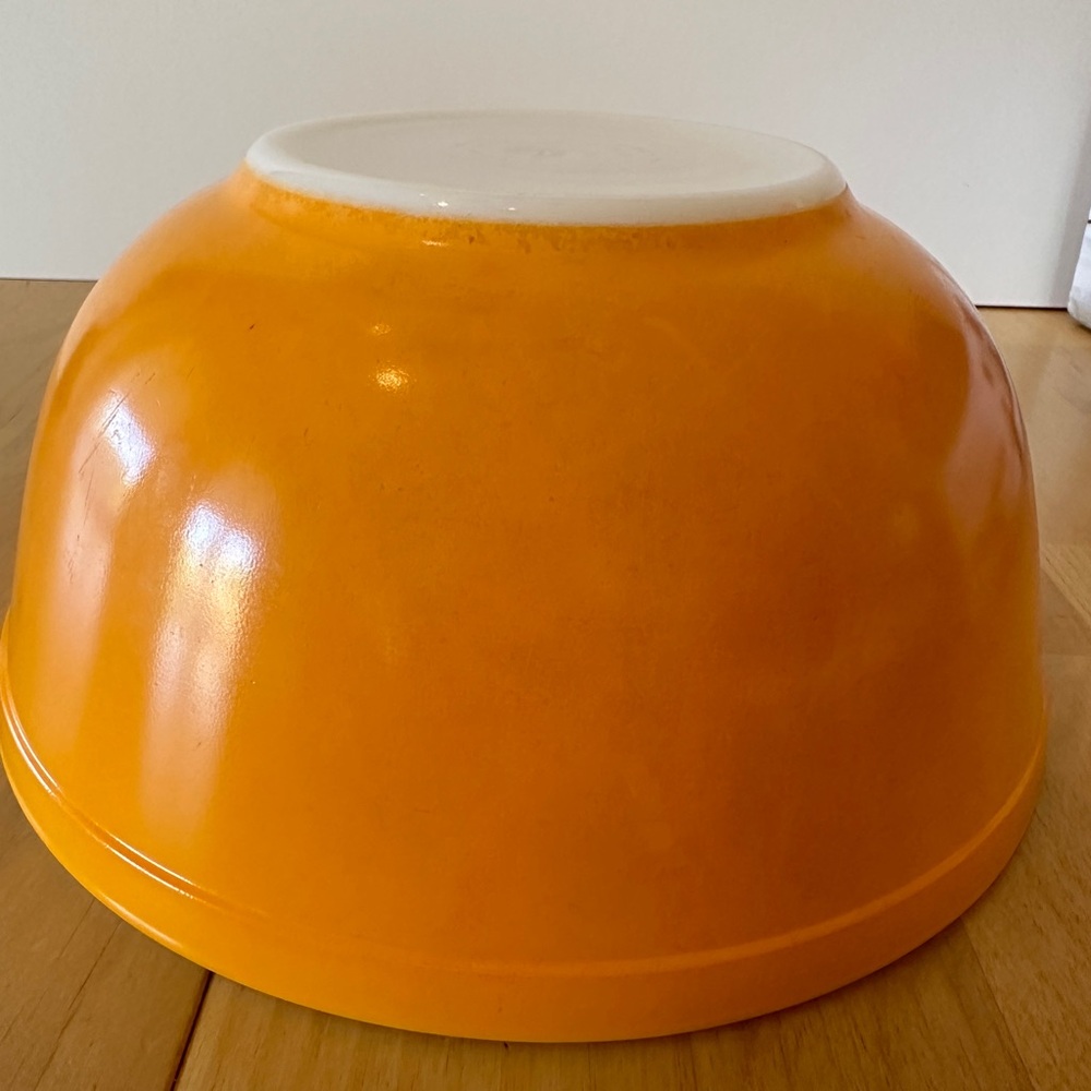 VTG Pyrex Orange Mixing Biel #403 2.5 quarts - Picture 5 of 12